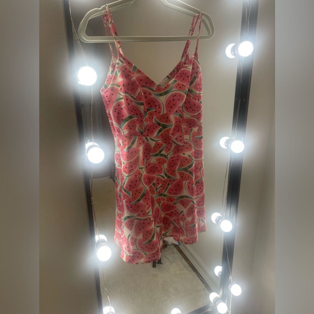 Show me your MuMu watermelon dress. Size Medium. In pristine condition